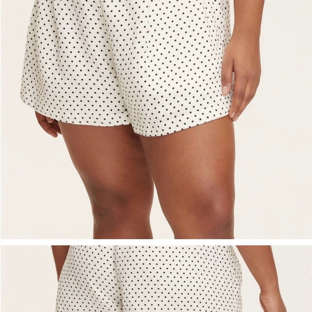 Kate Spade Black and White Polka Dot High Waist Shorts